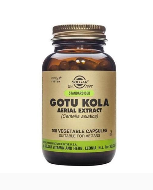 Solgar Gotu Kola Centelha Asiatica 100 capsulas